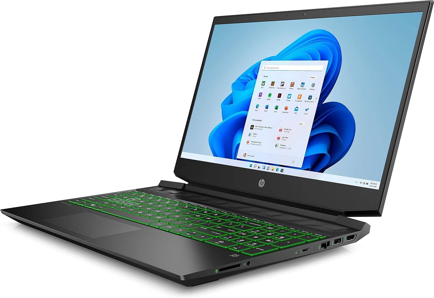 HP Pavilion Gaming Laptop 15-ec2058ne, 15.6" FHD, AMD Ryzen 5, 16GB RAM, 512GB SSD, 4GB NVIDIA GeForce GTX 1650, Windows 11,En -Ar KB Shadow black - 6M7V1EA