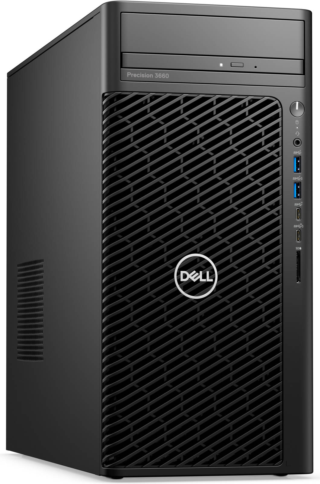 Dell Precision T3660 Tower Workstation PC, Intel Core i7-12700K Processor, 16GB DDR5 4400MH, 512GB M.2 SSD,6TB HDD,Quadro T1000 8GB Graphics Card, Optical Mouse & MS116 K/B, Windows 10, Black | T3660