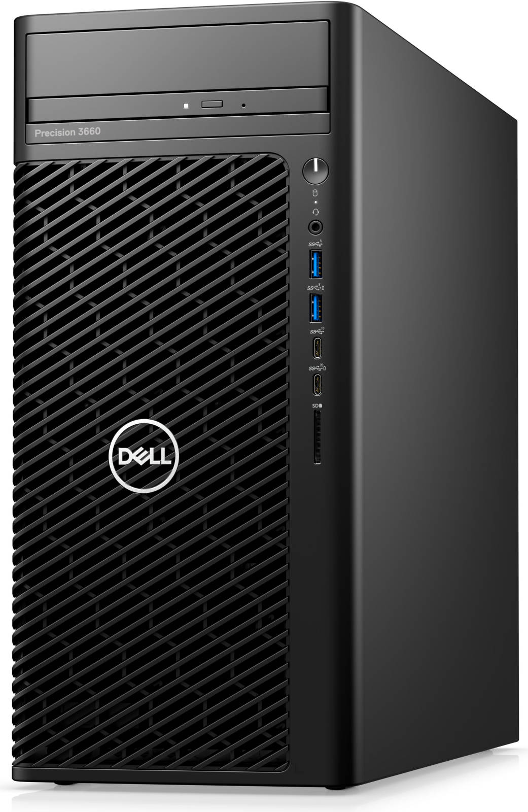 Dell Precision T3660 Tower Workstation PC, Intel Core i7-12700K Processor, 16GB DDR5 4400MH, 512GB M.2 SSD, NVIDIA Quadro T1000 8GB Graphics Card, Optical Mouse & MS116 K/B, Windows 10, Black | T3660