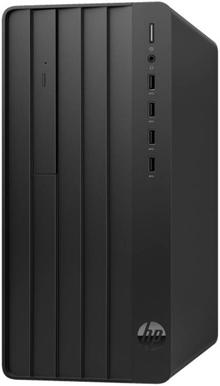 HP PRO TOWER 290 G9 Desktop PC, Intel i3-12100 Processor Upto 4.3GHz Speed, 8GB RAM, 1TB Storage Capacity, Intel UHD 770 Graphics, DVD-RW, Free DOS, Wired Mouse & Keyboard, Black | 6B2V9EA#BH5