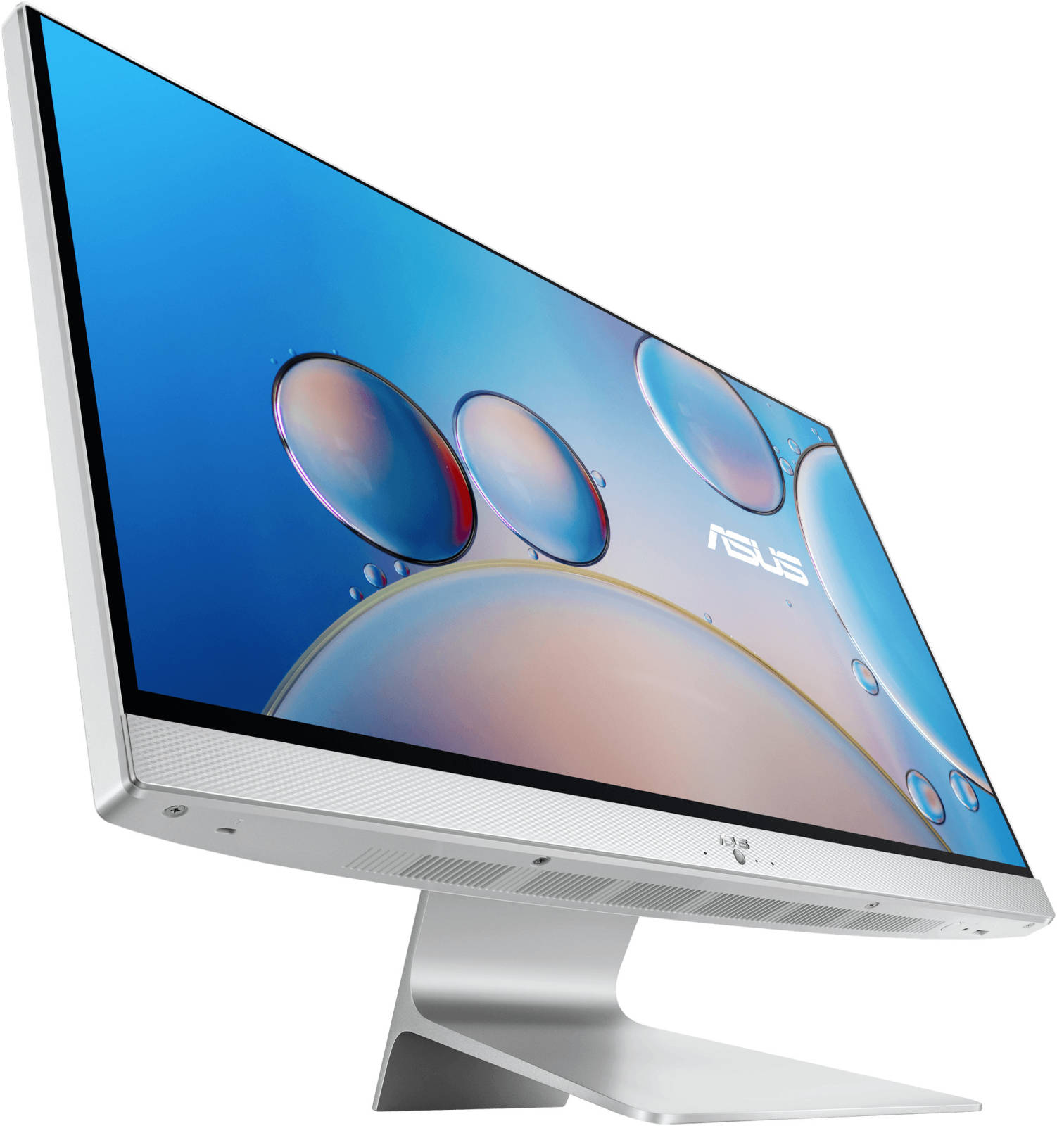 Asus M3700WY All-In-One Desktop Computer, 27" FHD 1920 x 1080 Display, AMD Ryzen 7 5825U, 8GB RAM, 512GB SSD, AMD Radeon Graphics, ENG-ARAB K/B & Mouse, Win11Pro, White | 90PT03A2-M00400