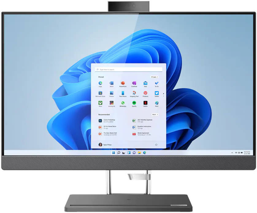 Lenovo IdeaCentre AIO 5 27IAH7 27" QHD 100Hz IPS Display, Intel Core i7-12700H, 14C, 32GB RAM, 1TB SSD, Intel Arc A370M 4GB, Calliope Wireless ARB KB & Wireless Mouse, Win 11, Grey | F0GQ001QAX