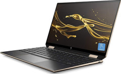 HP Spectre X360 13T 13.3'' FHD OLED Touch Screen Convertible Laptop, 11th Gen Intel Core i7-1165G7 1.2Ghz, 16GB RAM, 1TB SSD, Windows 10 Home, With Pen, Nightfall Black/Gold | 9AJ99AV-6