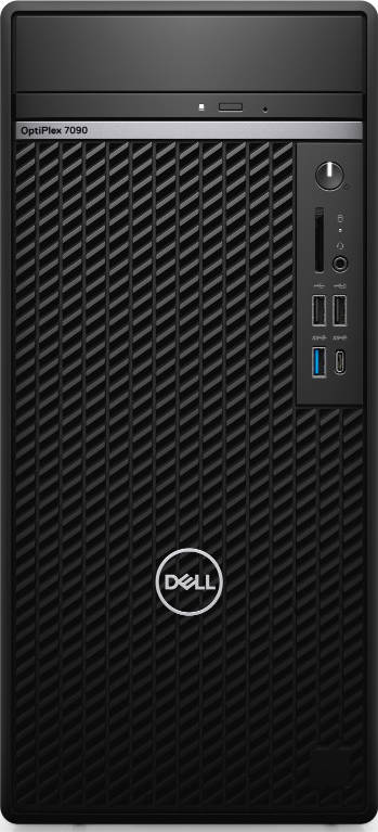 Dell Optiplex 7090 Tower Desktop, Intel Core i7-11700 Processor, 32GB DDR4 RAM, 1TB SSD, 2GB Graphics Card, DVD RW, No Wifi, With Keyboard + Mouse, 260W Power Supply, Win 11 Pro Black | N205O7090MT