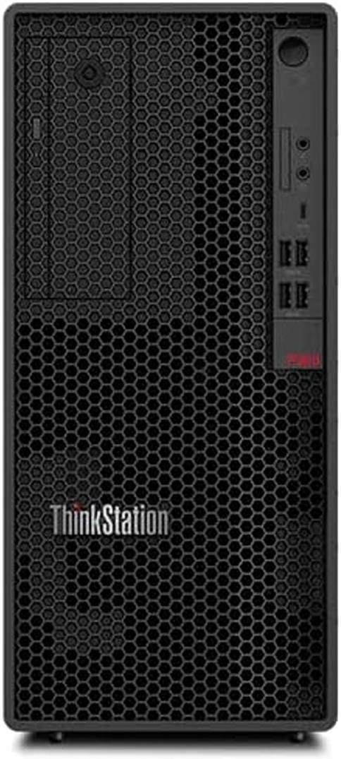 Lenovo ThinkStation P360 Tower Workstation PC, Intel® Core i7-12700, 8GB DDR5, 1 TB SSD, Intel UHD Graphics 770, ENG/ARB K/B, Windows 11, Black | 30FMS09J00