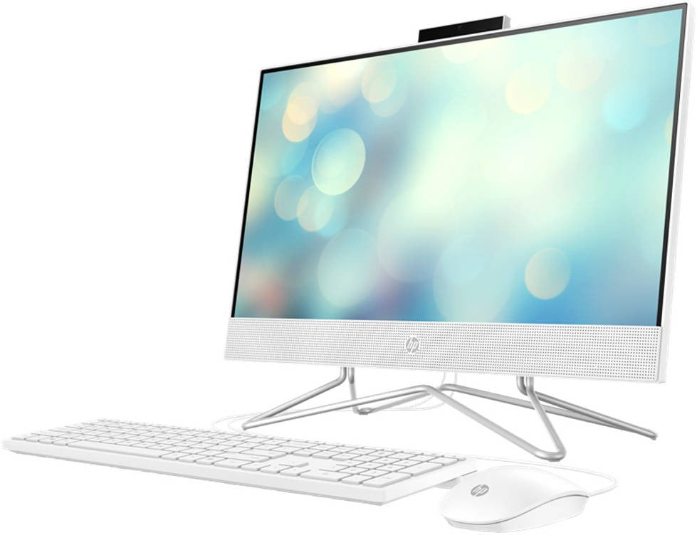 HP 22-dd2000nh All-In-One PC, 21.5" FHD Non touch Display, CELERON J4025, 4GB RAM, 256 GB PCIe NVMe M.2 SSD, Intel UHD Graphics 600, Free DOS, Wired Keyboard & Mouse, SNOW WHITE | 6V334EA#BH5