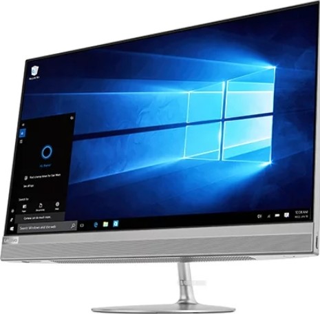 Lenovo Ideacentre AIO 520 Desktop, Core i7-8700T-2.4GHz, 8GB RAM, 1TB HDD, 2GB AMD, Win10, 23.8inch FHD, Silver | F0DJ0058AX