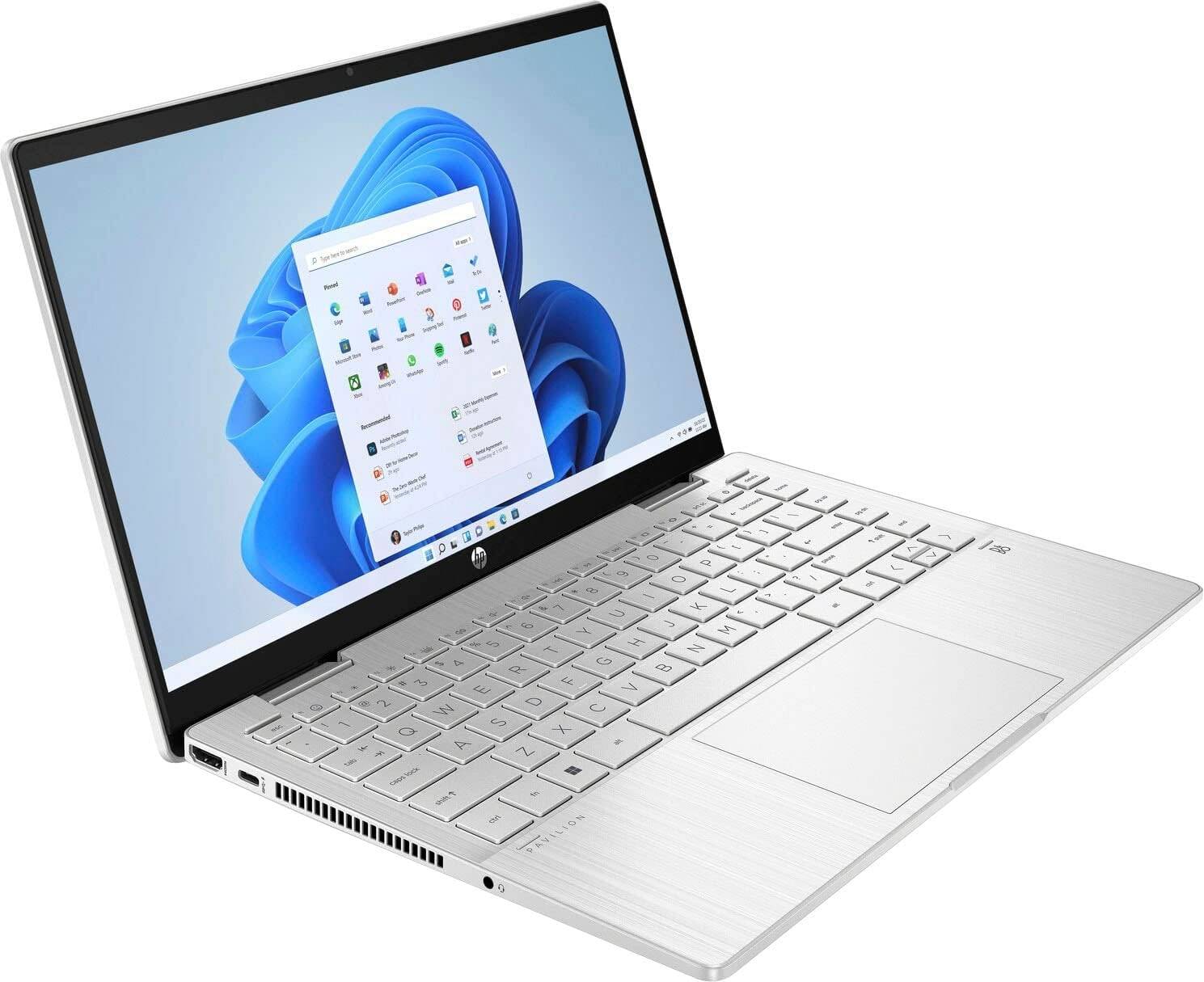 Hp Pavilion X360 2 In 1 Laptop 14-Ek0033Dx I5-1235U-4.4Ghz Processor, 8Gb Ram, 512Gb Ssd, 14" Fhd Touch Display, Windows 11 Home, Intel Iris Xe Graphics, Silver