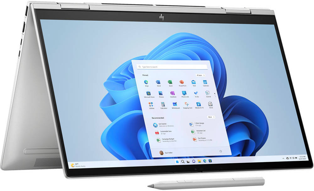 HP Envy X360 15T-FE000 2-in-1 Laptop, FHD IPS Touch Display, Intel Core i7-1355U, 16GB RAM, 1TB SSD, GeForce RTX 3050 4GB Laptop GPU, ENG