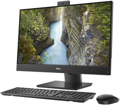 Dell OptiPlex 7400 AIO PC, 23.8" FHD Touchscreen Display, Intel Core i7-12700, 8GB RAM, 512GB SSD, Adjustable Hight, Arabic Wired KB+Optical Mouse, Windows10 Pro Home, Black | OptiPlex 7400