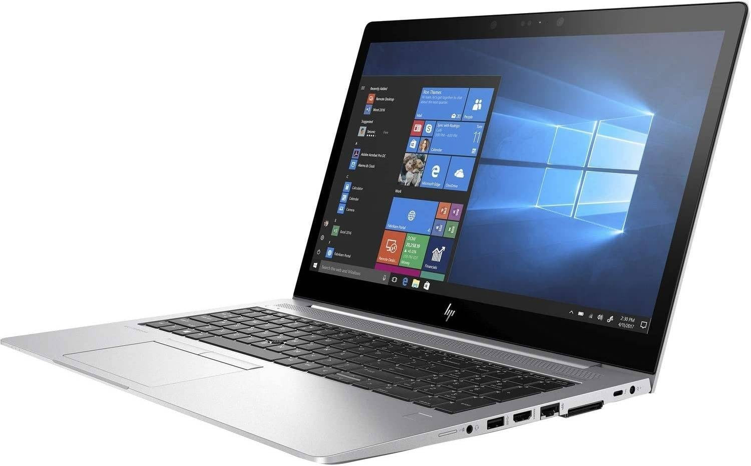 Renewed - HP EliteBook 850 G5 Laptop, 15.6" Full HD 1920 x 1080 IPS Display, Intel Core i7 8th Gen Processor, 16GB RAM, 512GB SSD Storage, 2GB Graphics, Silver | 850G5-16