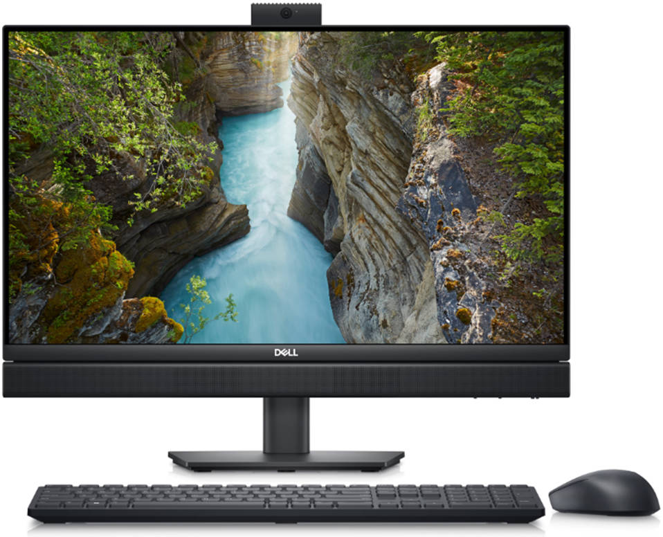 Dell OptiPlex 7410 All-In-One Desktop Computer, 23.8" FHD Touch, Intel Core i7-13700 CPU, 8GB DDR5 RAM, 512GB SSD, Intel UHD, Wireless Mouse & Arabic KB, Intel UHD, Win 11 Pro, Black | AA-DEL1174W718