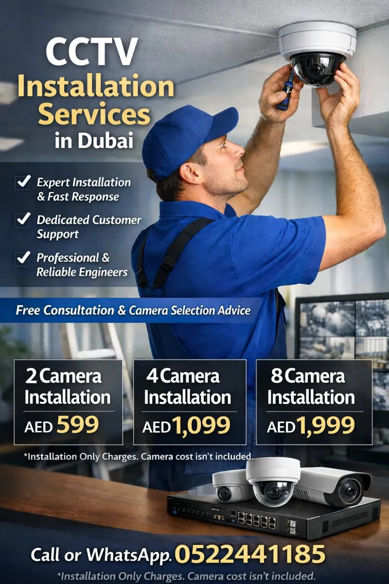 CCTV Installation Service in Dubai