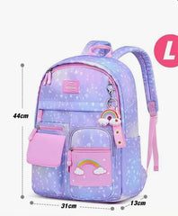 Girls Backpack, School Backpack for Girls, Kids Backpack with Compartments Elementary School Bag For Girls, Cute Student School Bag