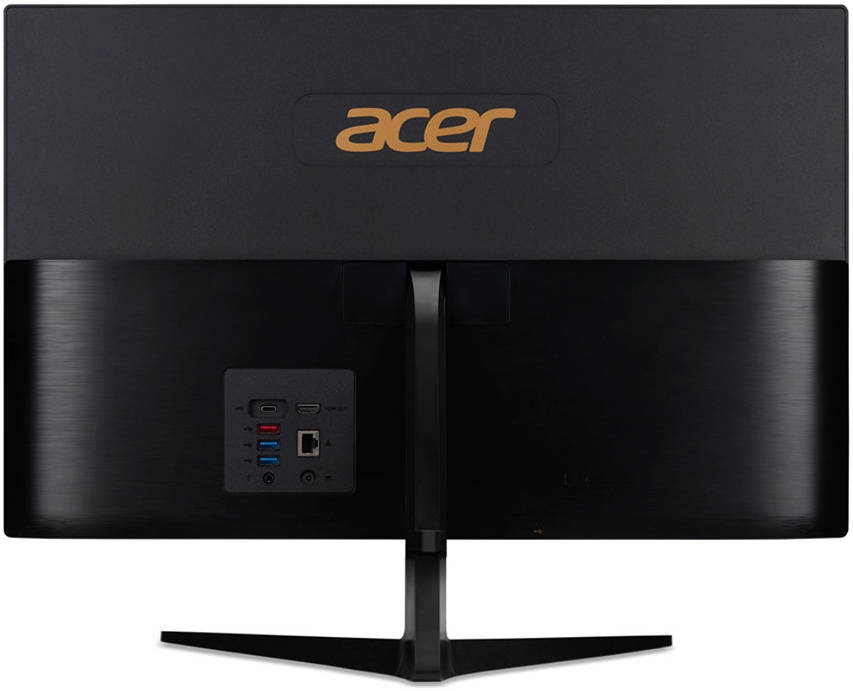 Acer Aspire C24 1700 AIO Desktop PC, 23.8" FHD LCD Display, Intel Core i5-1335U Processor, 8GB RAM, 512GB SSD, Intel Iris Xe Graphics, ENG Wireless K/B & Mouse, FreeDOS, Black | DQ.BKMEM.002