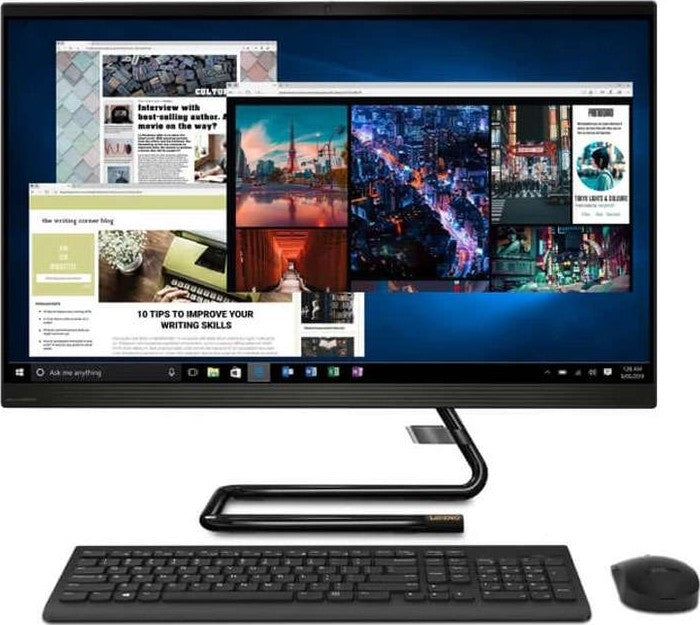 Lenovo 271TL6 AIO3 27'' FHD Screen, Intel Core i5-1135G7 2.40GHZ, 8GB RAM, 512GB SSD, 2GB NVIDIA Geforce MX450 Graphics, Bluetooth, Camera, Wireless Keyboard and Mouse, Window 10, Black | F0FW005NAX