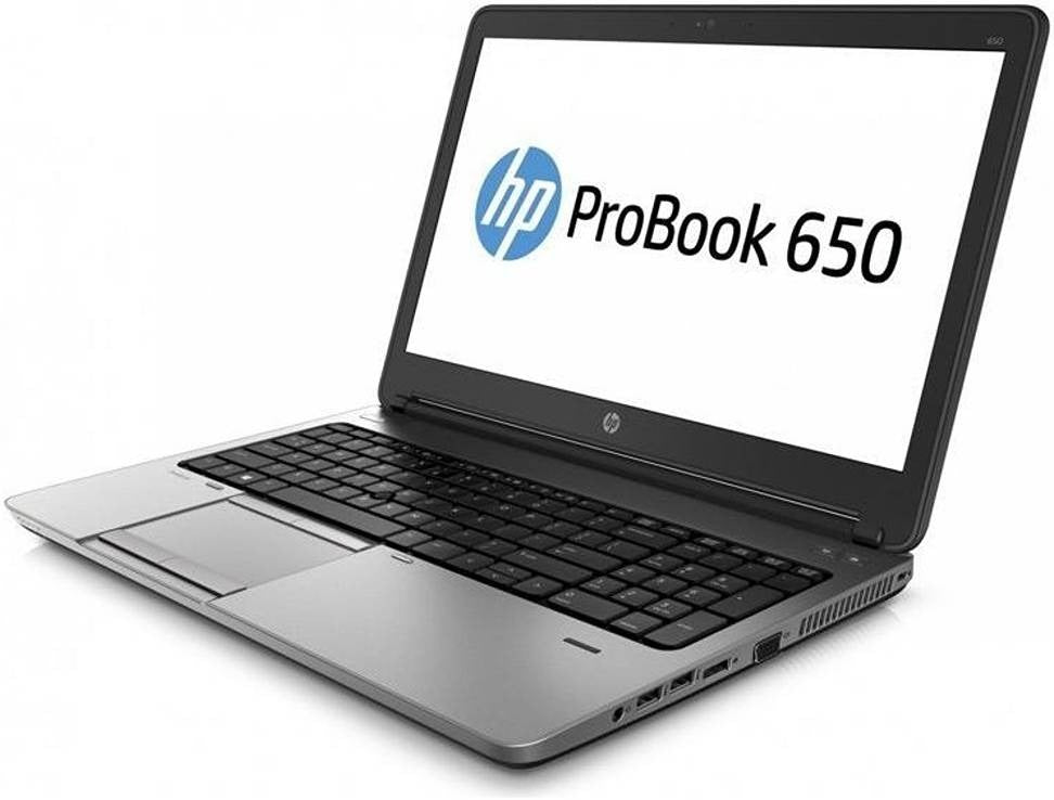 Renewed - HP Probook 650 G1 Laptop, 15.6" LED-Backlit HD Display, Intel Core i5-4310M 4th Gen Processor, 4GB DDR4 RAM, 500GB HDD Storage, Intel HD Graphics, Windows 10 Home, Black | 650-G1