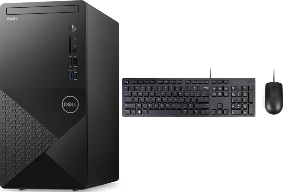 Dell Vostro 3888 Bundle, Intel Core i3, 16GB DDR4 3200 MHz RAM, 1TB 7200 RP SATA HDD, Intel UHD 630 Graphics, DVD-RW, Ubuntu 18.04, With 24inch Monitor, Wired Keyboard and Mouse | Vostro-3888-24