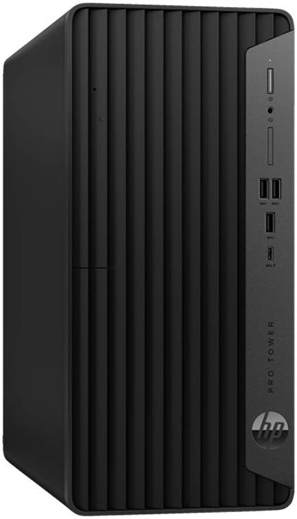 HP Pro Tower 400 G9 Desktop Computer, Intel Core i7-12700 4.9GHz Processor, 4GB RAM, 1TB HDD, Intel UHD Graphics 770, HP 125 Wired Keyboard & Mouse Combo, FreeDOS, Black | 6U3J3EA