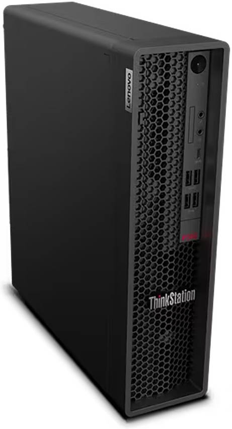 Lenovo ThinkStation P350 SFF Workstation PC, Intel Core i7-11700, 16GB RAM, 512GB SSD, Intel UHD 750 / NVIDIA T600 4GB, 9.0mm DVD±RW, USB K/B / USB Mouse, Win 10 Pro, Black | 30E5000MRU