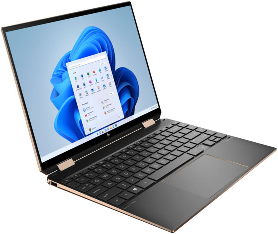 HP Spectre x360 Convertible 14-EA1001NE 13.5" WUXGA+ Touch Laptop, 11th Gen Core i7, 16GB DDR4 RAM, 1TB SSD, Iris Xe, Backlit Eng - Arabic KB, Windows 11 Home, Stylus Pen/Sleeve Case, Black | 634Y6EA