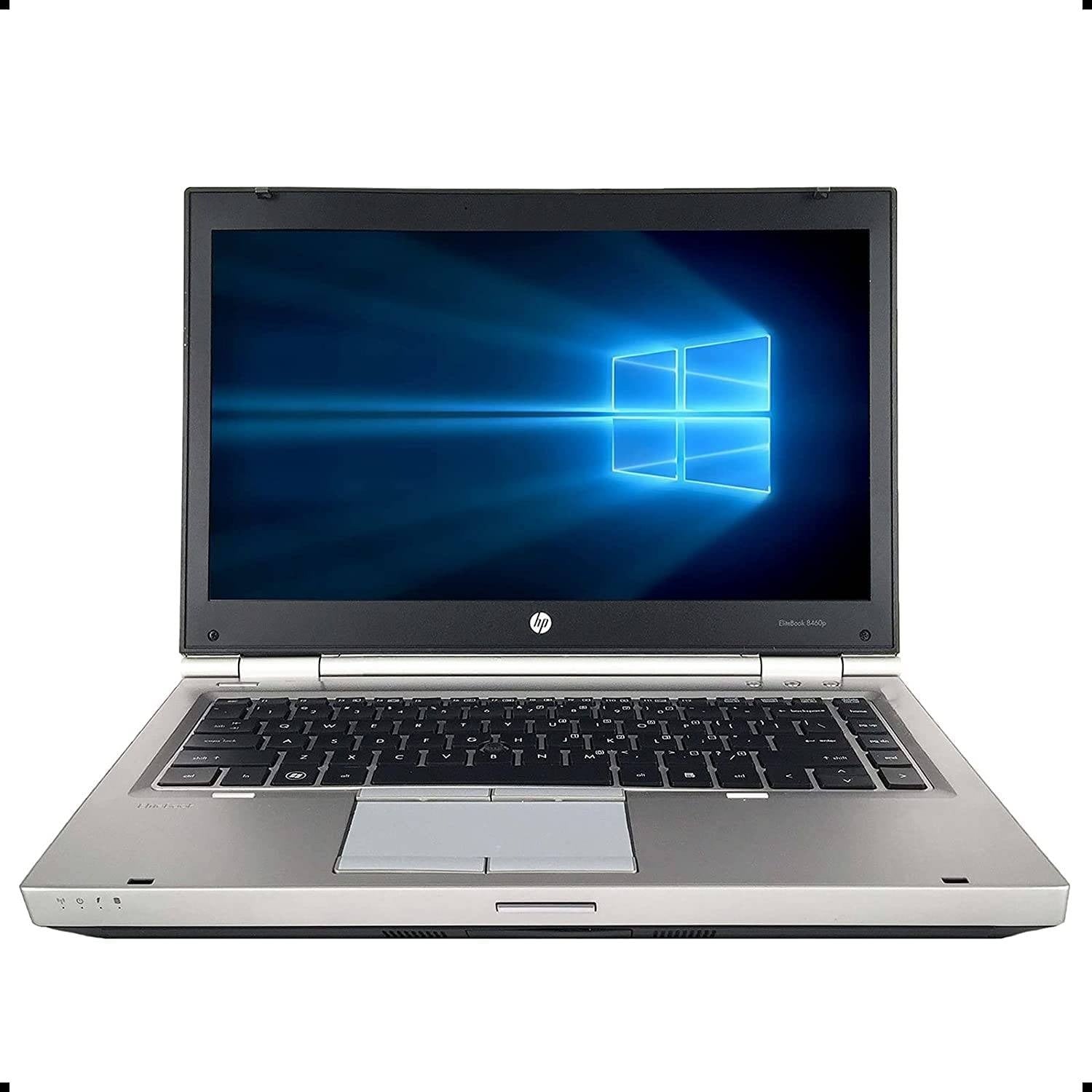 Renewed - HP Elitebook 8460P Business Notebook Laptop, 14" DIsplay, Intel Core i5-2410M ‎2.3 GHz, 8GB RAM, 256GB SSD Storage, Intel HD Graphics, Windows 10 Home, Silver | 8460P