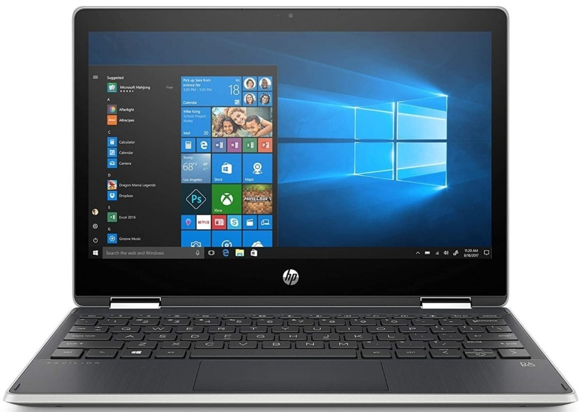 HP Pavilion X360 14T (Touch) DH100 Laptop, Intel Core i5-10210U Processor, 8GB RAM, 1TB HDD+128SSD, 2GB Graphics, Windows 10, English Keyboard - Silver | 6UR14AV