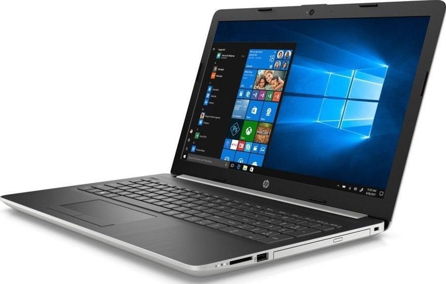 HP 15-DA2332NE 15.6 Inch HD Laptop, Intel Core i3-10110U 2.1GHz Processor, 4GB RAM, 512GB SSD, Intel HD Graphics, Windows 10 Home, Silver | 9CK87EA