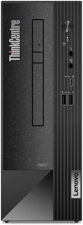 Lenovo ThinkCentre neo 50s SFF Desktop Computer, Intel Core i7-12700 4.9GHz, 8GB RAM 1TB SSD, Intel UHD Graphics 770, DVD±RW, USB Calliope ENG-ARB K/B & Mouse, DOS, Black | 11T000HBGR