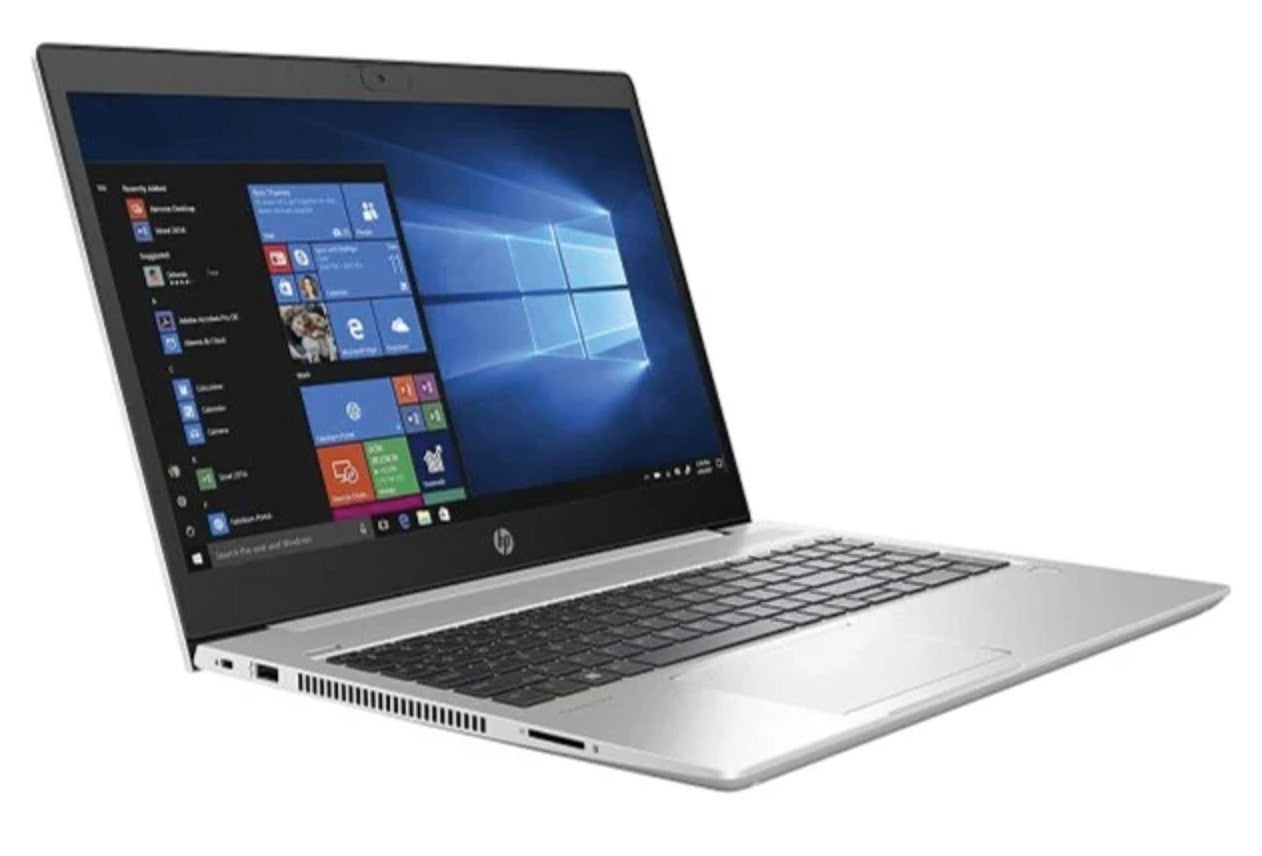 HP ProBook 455 G7 Business Laptop, 15.6" HD, AMD Ryzen 5-4500U, 8GB RAM, 256GB SSD, AMD Radeon Graphics, FB Reader, FreeDOS - Pike Silver | 1F3M6EA#BH5