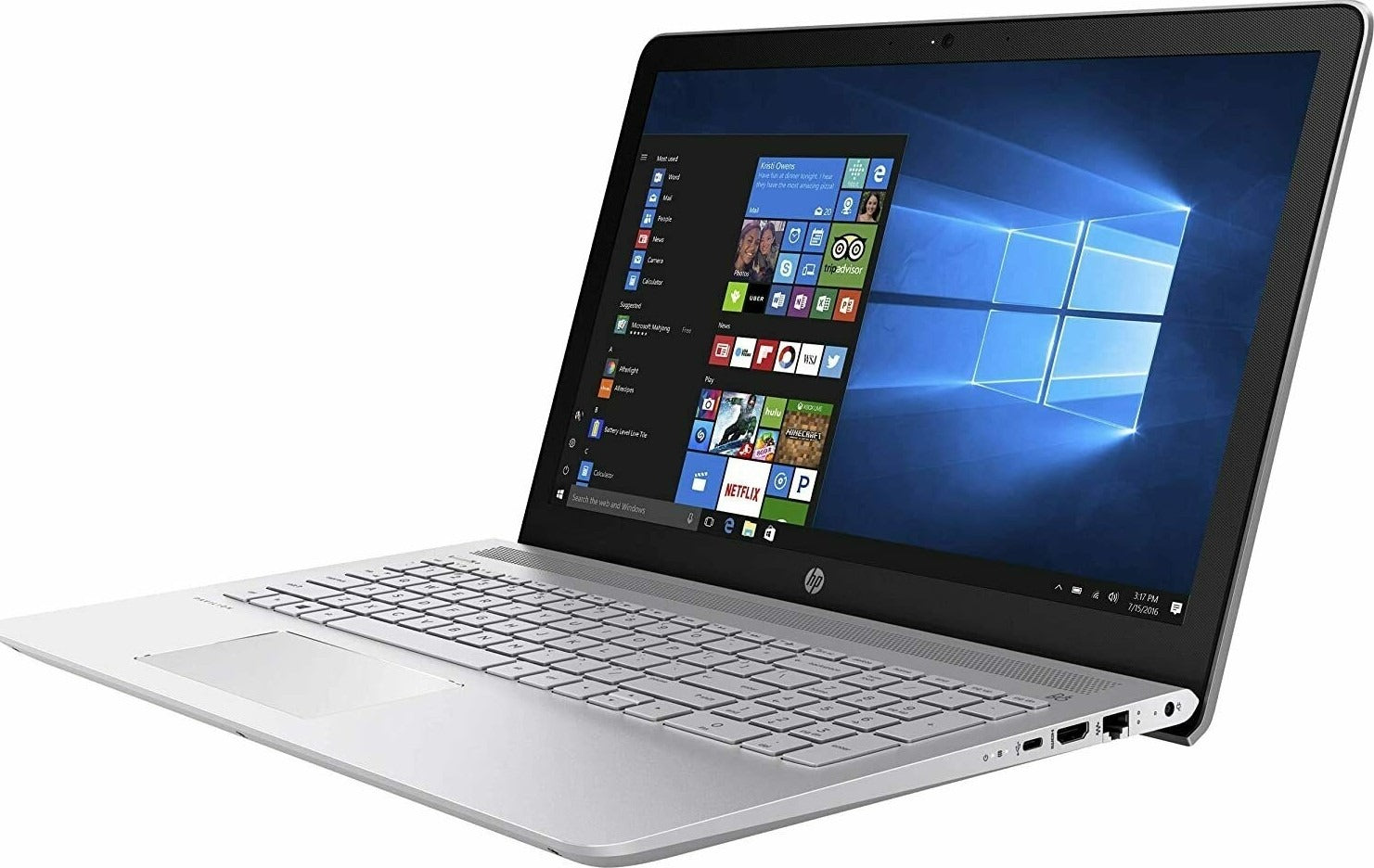 HP 15 Intel Core i3-1005G1, 8GB Ram, 256GB SSD, Intel UHD Graphics, 15.6" HD Touchscreen, Windows 10S Home - Silver | 15-DY1032WM