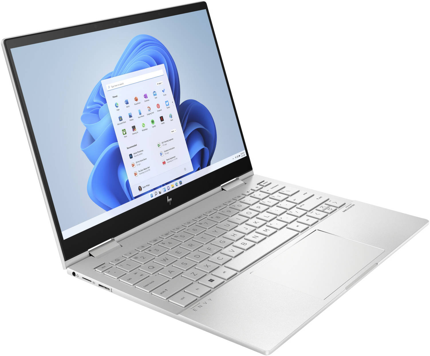 HP ENVY 17 Laptop, 17.3" FHD Touch IPS Display, Intel Core i7-1255U, 64GB RAM, 2TB SSD, Intel Iris Xe Graphics, Backlit ENG K/B, Windows 11 Pro, HDMI Cable, Silver | 1E-82U8-GANH