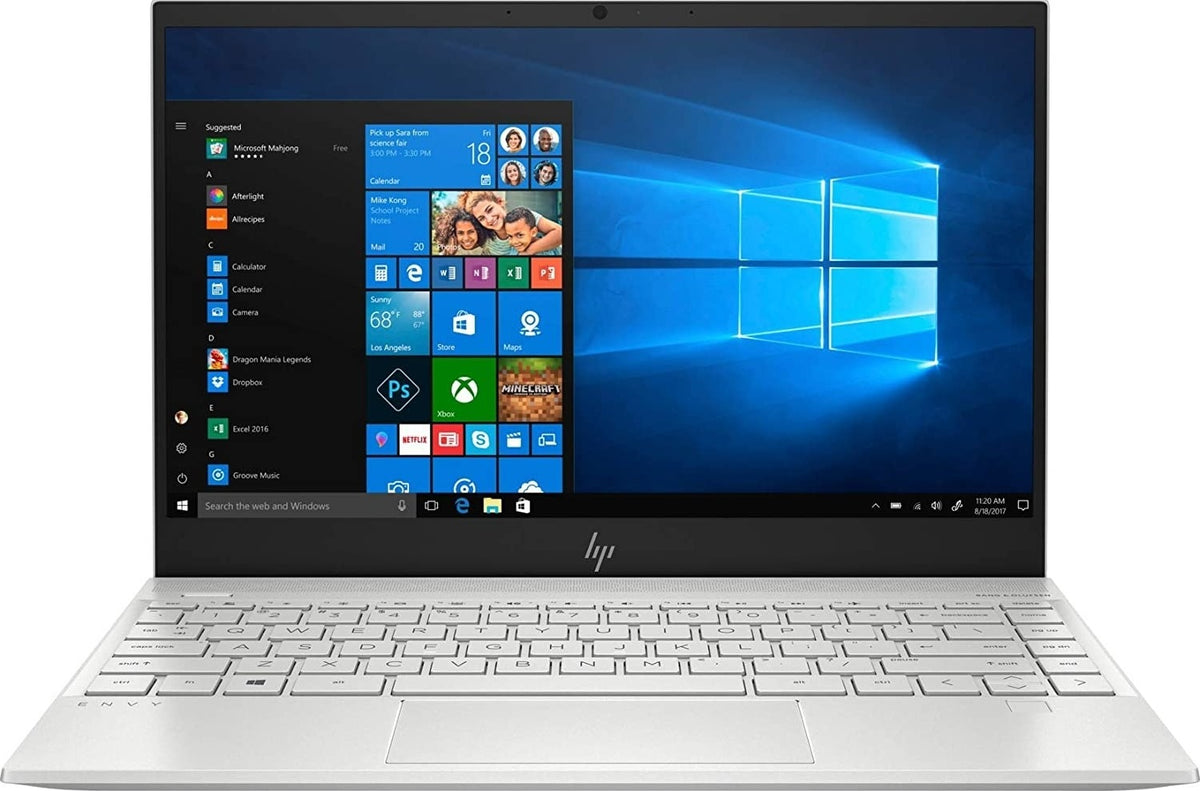 HP Envy 13t-ba000, 13.3" FHD IPS Touch Screen, Intel Core i7-10510U, 16 GB RAM, 512 GB SSD, NVIDIA GeForce 2GB MX250, Windows 10 Home, English Keyboard - Silver | 8KD10AV