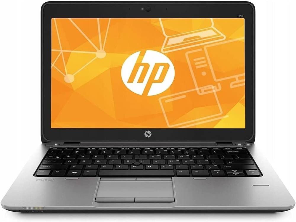 Renewed - HP Elitebook 820 G2 Laptop, 12.5" Diagonal LED Display, Intel core i5-5300U 2.30Ghz Processor, 4GB RAM, 500GB HDDD Storage, Windows10, Gray | Elitebook 820 G2