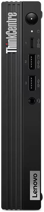 Lenovo ThinkCentre M70q Gen 3 Tiny Desktop PC, Intel Core i5-12400T 4.2GHz, 8GB RAM, 512GB SSD, Integ Intel UHD Graphics 730, USB ENG-ARB K/B & USB Calliope Mouse, Win 11 Pro, Black | 11T30095GR