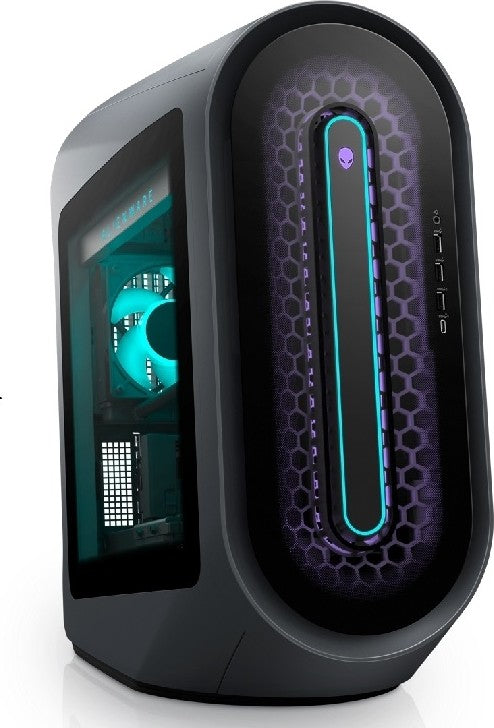 Dell Alienware Aurora R13 Gaming Desktop, 12th Gen Core i7-12700KF, 32GB RAM, 1TB SSD + 1TB HDD, Nvidia GeForce RTX 3090 24GB GDDR6X, KB Arabic, Optical Mouse, Windows 11, Black | AUR13-ALNW-3090