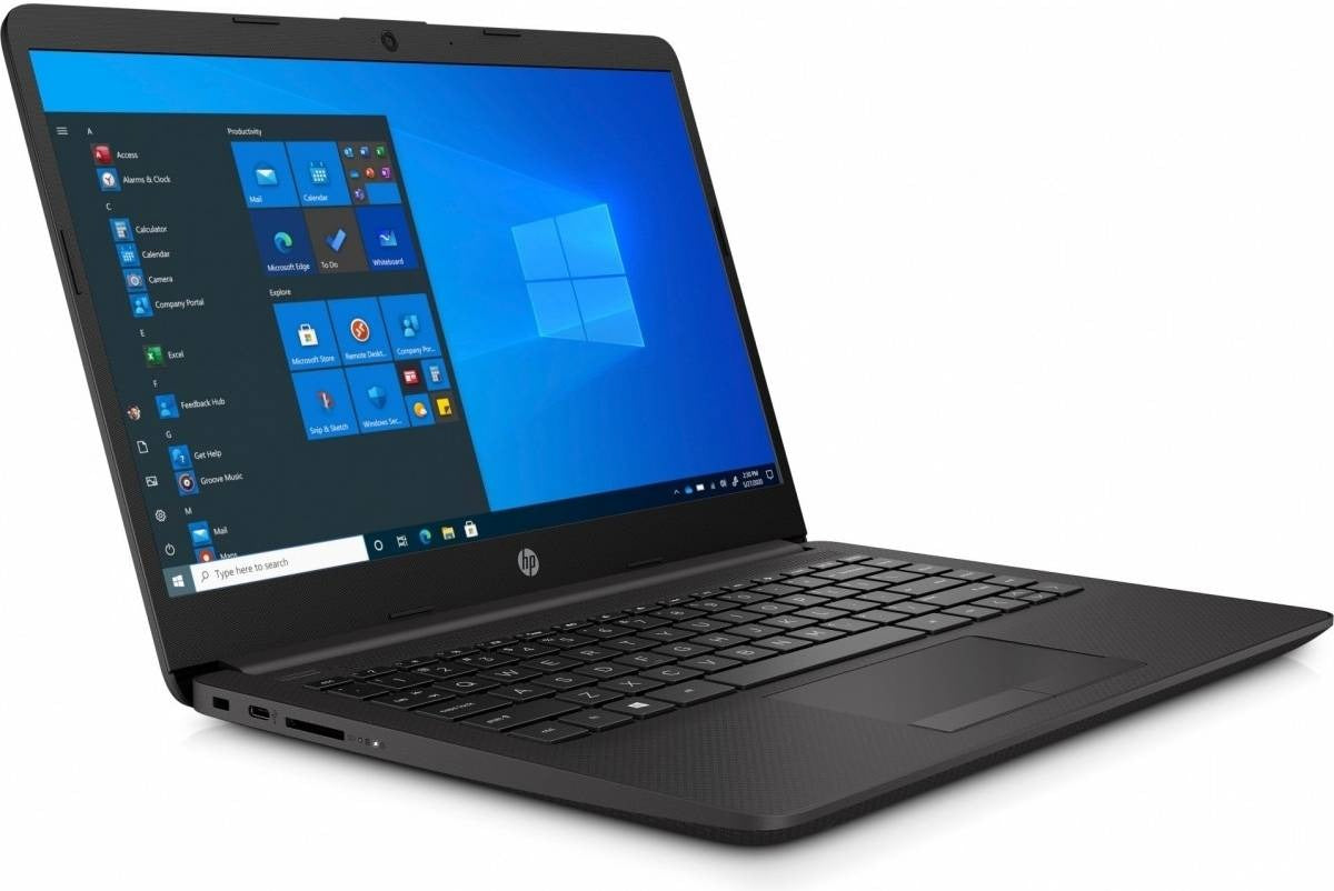 HP 240 G8 Business Laptop, 14" 1366 x 768 HD Micro Edge Display, 10 th Gen Intel Core i5-1035G7, 8GB RAM, 256GB SSD, Intel UHD Graphics 620, Black | HP 240 G8