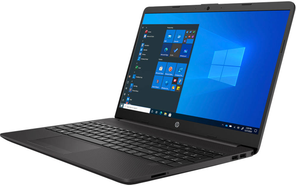 HP 250 G8 Notebook PC, 15.6" HD Anti-glare Display, Intel Core i3-1115G4 Processor, 4GB RAM, 500GB HDD, Intel UHD Graphics, English-Arabic K/B, Windows 10 Pro, Black | 2W9A9EA#ABV