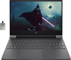 HP 2022 Victus 15.6" 144Hz Gaming Laptop, Intel 12th Core i5-12450H, 32GB RAM, 1TB PCIe SSD, NVIDIA GeForce GTX 1650 Graphics 4GB, Backlit Keyboard, Windows 11 Pro, Mica Silver, 32GB USB Card