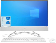 HP 24-DF0170 23.8" Multi-Touch All-in-One Desktop Computer, FHD 1920x1080, 10th Gen Intel Core i5-1035G1, 12GB RAM, 512GB SSD, DVD Burner, Intel UHD, Windows 10, Wired KB + Mouse, White | 9ED64AA#ABA