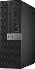 Used - Dell Optiplex 7050 SFF Desktop Computer, 7th Gen Intel Core i5 Processor, 8GB RAM, 256GB SSD, Windows 10 Pro, Black | Optiplex 7050