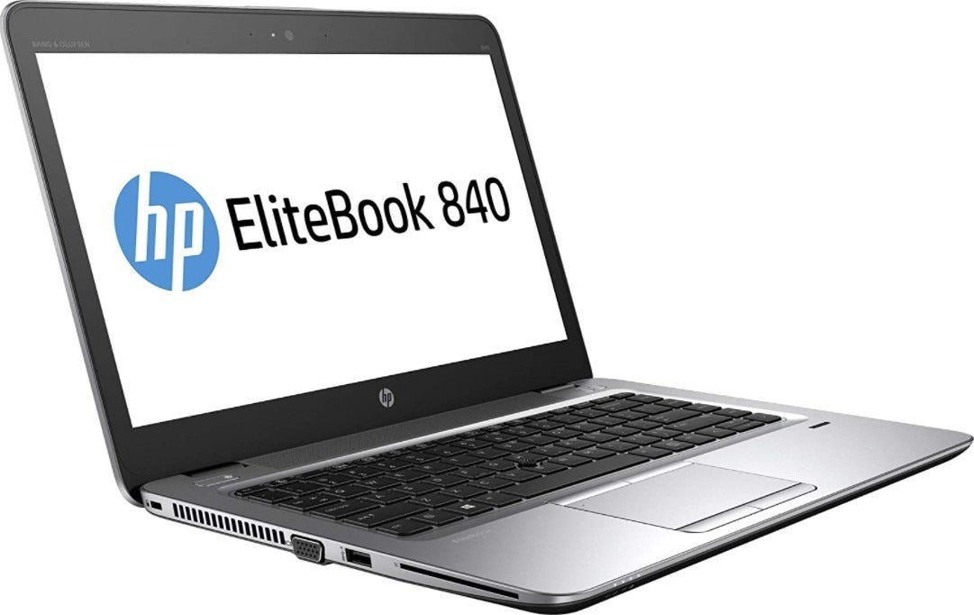 Renewed - HP EliteBook 840 G3 14'' Business Laptop, Intel Core i5-6th Generation CPU, 16GB DDR4 RAM, 512GB SSD Hard, Intel HD Graphics 520, Windows 10 Pro, Silver | T7N23AW