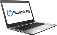 Renewed - HP EliteBook 840 G3 14'' Business Laptop, Intel Core i5-6th Generation CPU, 16GB DDR4 RAM, 512GB SSD Hard, Intel HD Graphics 520, Windows 10 Pro, Silver | T7N23AW