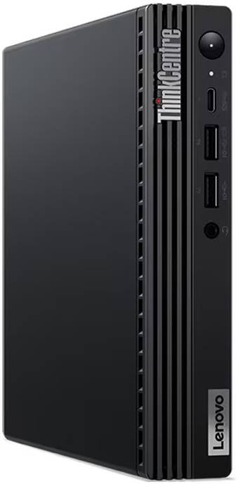 Lenovo ThinkCentre M70q Gen 3 Tiny Desktop PC, Intel Core i5-12400T 4.2GHz, 8GB RAM, 512GB SSD, Integ Intel UHD Graphics 730, USB ENG-ARB K/B & USB Calliope Mouse, Win 11 Pro, Black | 11T30095GR