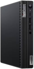 Lenovo ThinkCentre M70q Gen 3 Desktop PC, Intel Core i5-12400T 4.2GHz, 8GB RAM, 256GB SSD, Integrated Intel UHD Graphics 730, USB Eng UK Keyboard & USB Calliope Mouse, Win 11 Pro, Black | 11T3002SUK