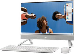 Dell Inspiron 5420 AIO Desktop Computer, 23.8" FHD Touch Display, Intel Core i7-1355U, 16 GB RAM, 512 GB SSD, Intel Iris Xe Graphics, Wireless ENG-ARB K/B & Mouse, Win11, White | INS-5420-AIO-1256