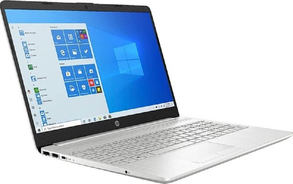 HP 15-DY2091WM 15.6" HD Laptop, 11th Gen Intel Core i3-1115G4 4.1 GHz, 8GB RAM, 256GB SSD, Intel UHD Graphics, Windows 10 Home S Mode, Silver | 491D1UA#ABA