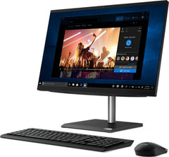 Lenovo All In One V30a-24 Desktop Computer, 23.8 Inches Non-Touch, 10th Gen Intel Core i5-10210U, 4GB DDR4 RAM, 1TB HDD, DOS, Eng Keyboard, Black | 11LA0036UM