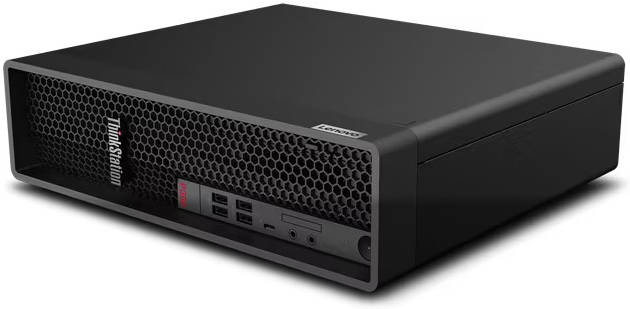 Lenovo ThinkStation P350 SFF Workstation PC, Intel Core i7-11700, 16GB RAM, 512GB SSD, Intel UHD 750 / NVIDIA T600 4GB, 9.0mm DVD±RW, USB K/B / USB Mouse, Win 10 Pro, Black | 30E5000MRU