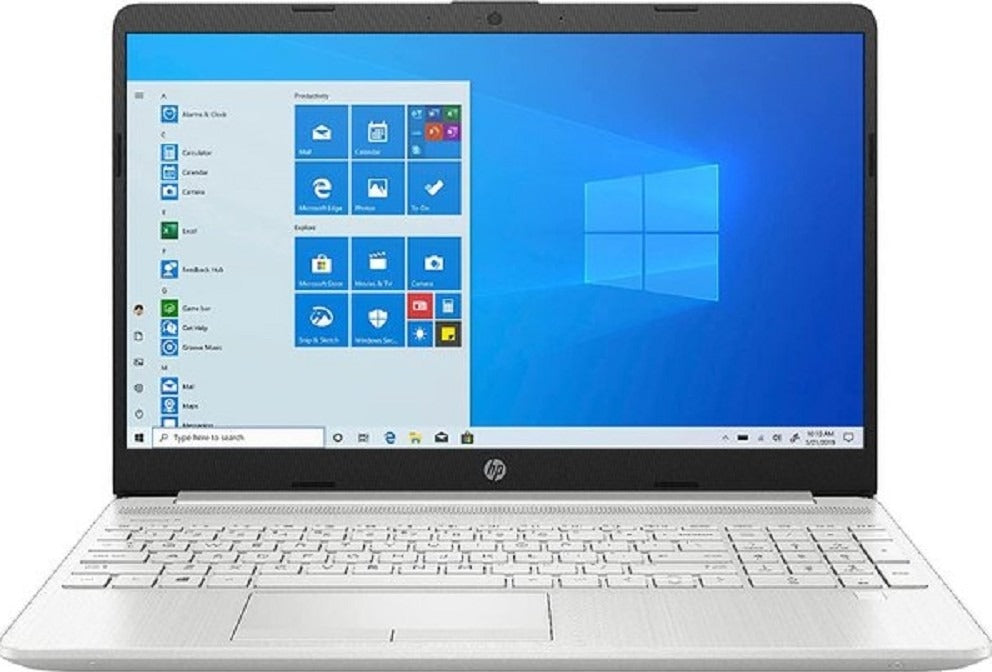 HP 15-DY2091WM 15.6" HD Laptop, 11th Gen Intel Core i3-1115G4 4.1 GHz, 8GB RAM, 256GB SSD, Intel UHD Graphics, Windows 10 Home S Mode, Silver | 491D1UA#ABA